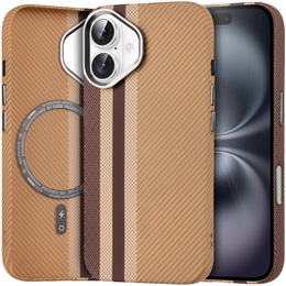 Tok iPhone 16, Carbon Fiber MagSafe, sárga