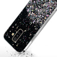 Telefontok a Samsung Galaxy A6 Plus 2018, Glittery, fekete