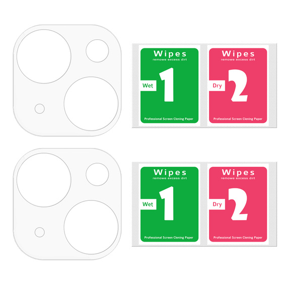 2x ERBORD edzett üveg a kamera számára, hogy iPhone 15 / 15 Plus
