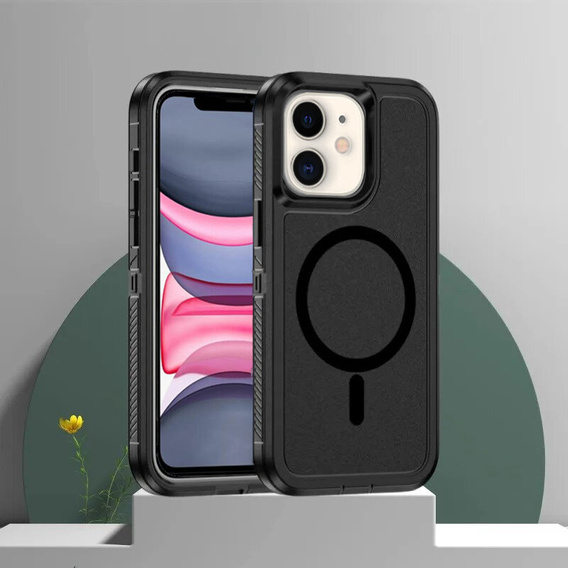 Tok kerettel iPhone 11 készülékhez, MagSafe-hoz, fekete