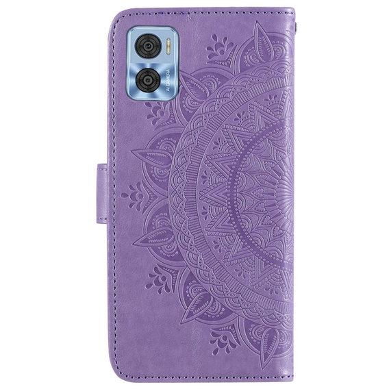 Pattintható tok a Motorola Moto E22 / E22i, Mandala, lila