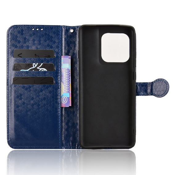 Flap tok Motorola Edge 60 / 60 Fusion, Wallet Rhombus, kék