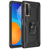 Páncélozott telefontok a Huawei P Smart 2021, Nox Case Ring, fekete