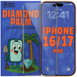 Diamond Palm edzett üveg iPhone 17 Pro / 17 / 16 Pro készülékekhez