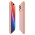 Spigen Liquid Air tok iPhone 17 Pro Max készülékhez, rózsaszín titánium