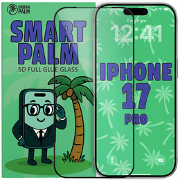 5D Smart Palm teljes ragasztós edzett üveg iPhone 17 Pro készülékhez