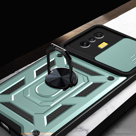 Telefontok a Xiaomi Poco F4 GT, CamShield Slide, zöld