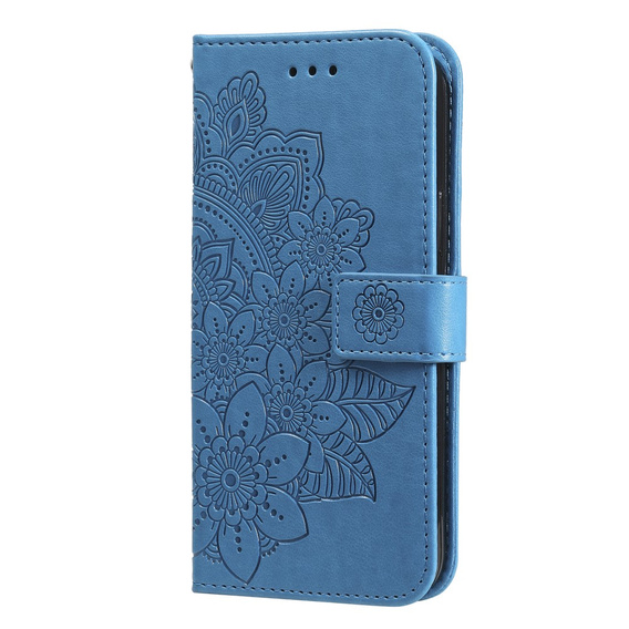 Pattintható tok a Realme C67, Mandala, kék