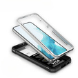 Telefontok a Samsung Galaxy S23, CamShield Slide, CamShield Slide, Fehér / fekete