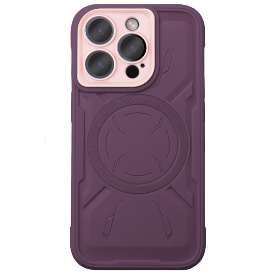 Tok iPhone 15 Pro, ERBORD Armor Mag, bordó