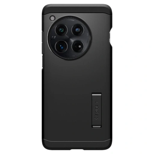 Spigen Tough Armor tok OnePlus 12-höz (fekete) – strapabíró védelem kitámasztóval