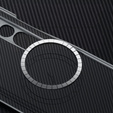 SULADA szénszálas tok MagSafe-hez Samsung Galaxy Z Fold6 5G készülékhez, fekete
