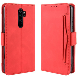 Pattintható tok a Xiaomi Redmi Note 8 Pro, Card Slot, piros