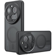 Tok Xiaomi 15 Ultra-hoz, MagSafe, ERBORD Matt Case, fekete
