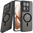 Tok Motorola Edge 50 Ultra-hoz, MagSafe, ERBORD Matt Case, fekete