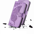 Pattintható tok a Realme Note 70T 4G, Butterfly, lila