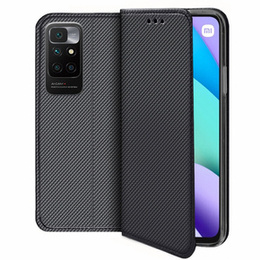Pattintható tok a Xiaomi Redmi 10, Wallet Smart Magnet, kék
