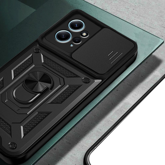 Telefontok a Xiaomi Redmi Note 12 4G, CamShield Slide, fekete