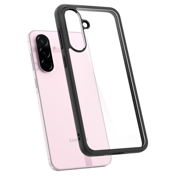 A Spigen tok Samsung Galaxy A56 5G, Ultra Hybrid, fekete / matt + 9H edzett üveg
