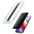 Spigen Glas.TR "EZ FIT" adatvédelmi edzőüveg HD iPhone Air készülékhez (2 db)