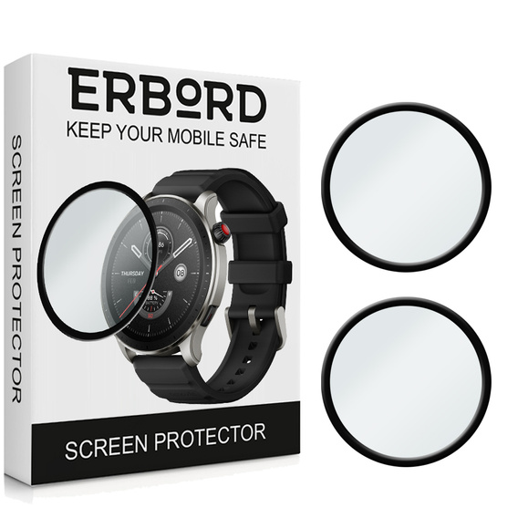 2x ERBORD hibrid üveg a Amazfit GTR 4 46mm