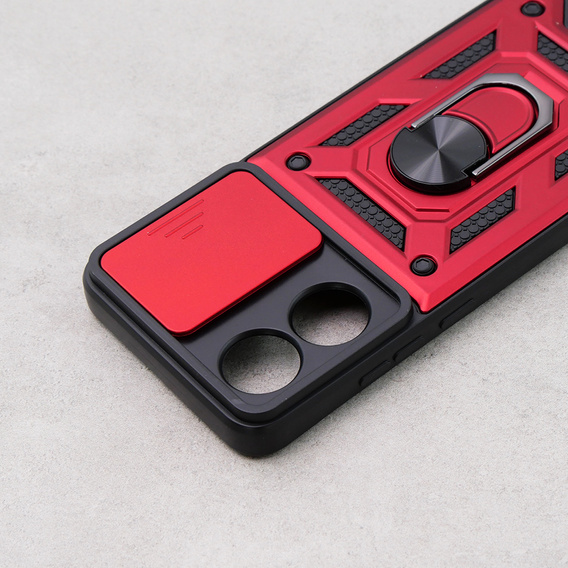 Telefontok a Oppo A78 4G, CamShield Slide, piros