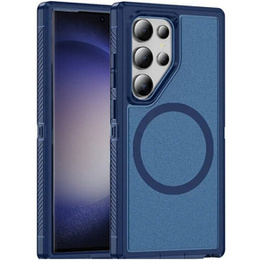 Tok kerettel Samsung Galaxy S23 Ultra készülékhez, MagSafe-hoz, kék