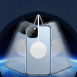 Magnetic Dual Glass MagSafe tok iPhone 13 Pro, kék