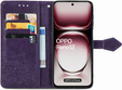 Pattintható tok a Oppo Reno 12, Mandala, lila