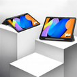 Tojás Lenovo Idea Tab 11" 2025 TB336FU TB336ZU, állvány, Smartcase tolltartóval, szürke színű