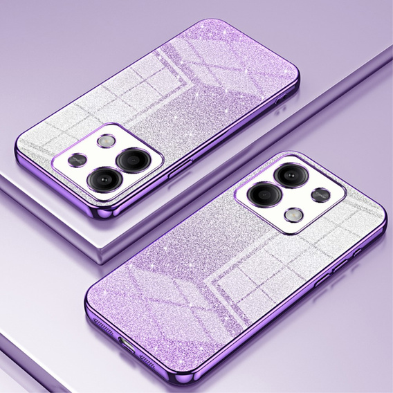 Tok Xiaomi Redmi Note 13 5G, Glitter Case CamShield, lila