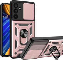 Telefontok a Samsung Galaxy M55 5G, CamShield Slide, rózsaszín