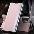 Pattintható tok a Xiaomi Poco X5 Pro 5G / Redmi Note 12 Pro, Side Magnetic, rózsaszín