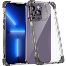 Tok iPhone 13 Pro, ERBORD CornerShield, fekete