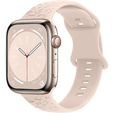 Szilikon szíj az Apple Watch 1/2/3/4/4/5/6/7/8/9/10/SE 38/40/41/42mm-es órájához.