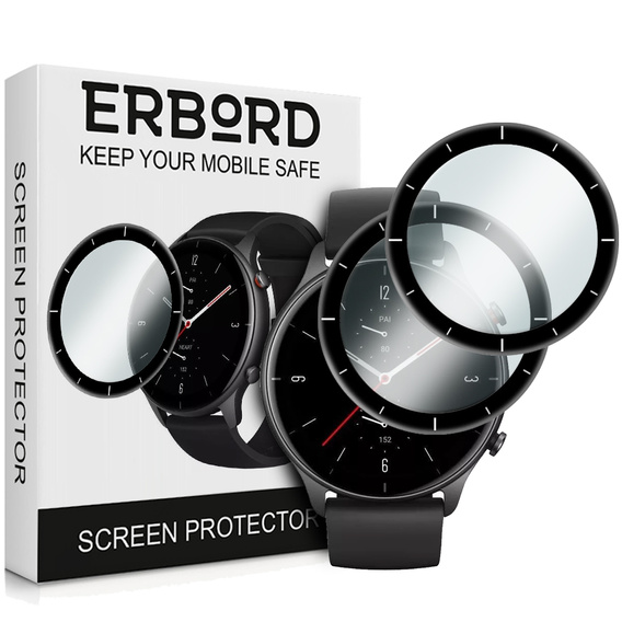 2x ERBORD hibrid üveg a Amazfit GTR 2e