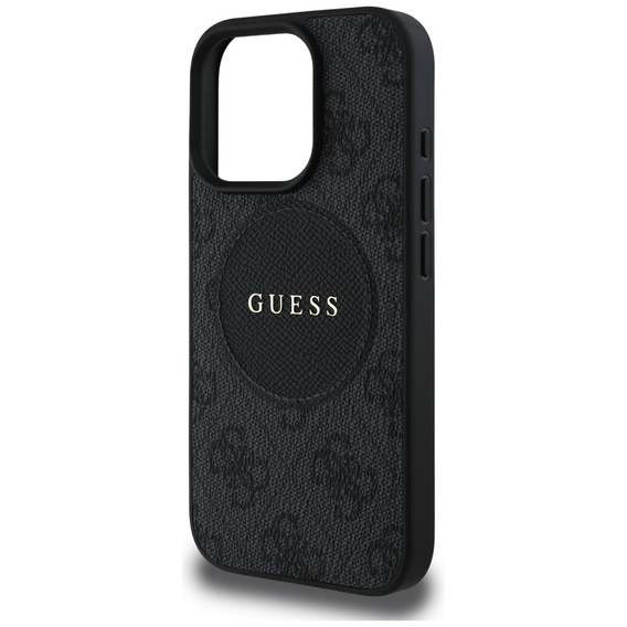 Guess 4G Circle klasszikus logóval, MagSafe-kompatibilis, iPhone 16 Pro-hoz