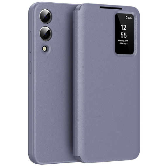 Flip tok Samsung Galaxy S25 Edge, Smart View Wallet, lila