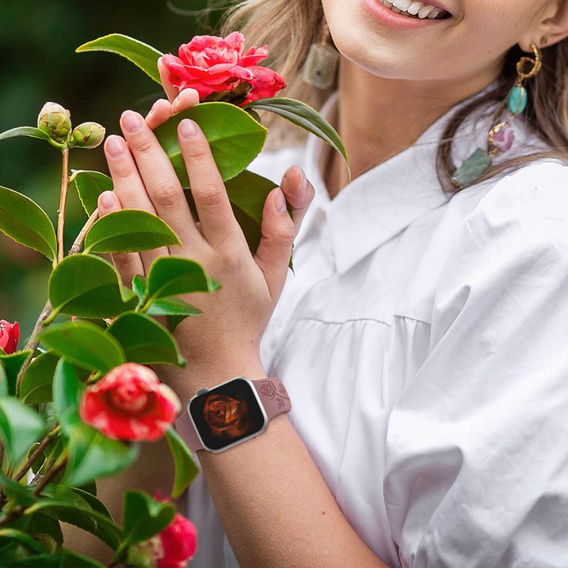Szilikon szíj Apple Watch 1/2/3/4/4/5/6/7/8/9/SE/ULTRA/ULTRA 2 42/44/45/45/49MM órához