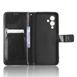 Pattintható tok a Infinix Note 12 5G, Crazy Horse Wallet, fekete