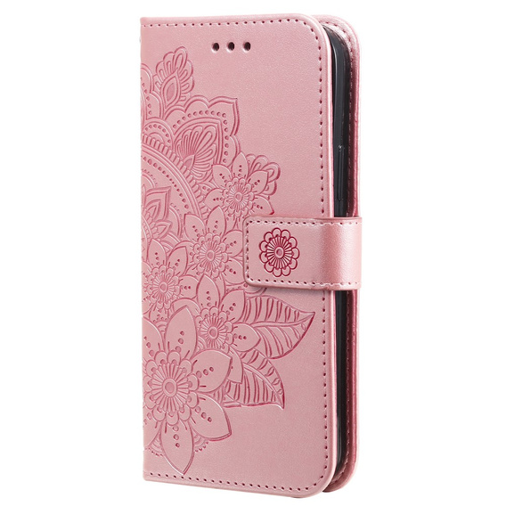 Pattintható tok a Xiaomi Redmi Note 13 Pro 5G, Mandala, rózsaszín rose gold