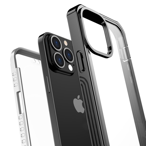 Tok iPhone 13 Pro Max készülékhez, Shockproof, fóliával, kék