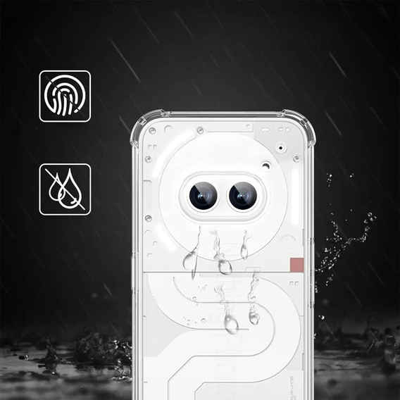 Telefontok a Nothing Phone 2a, Dropproof, átlátszó