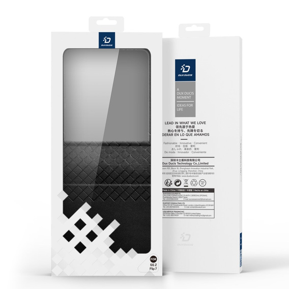 Tok Dux Ducis Samsung Galaxy Z Flip7 5G, Bril, fekete
