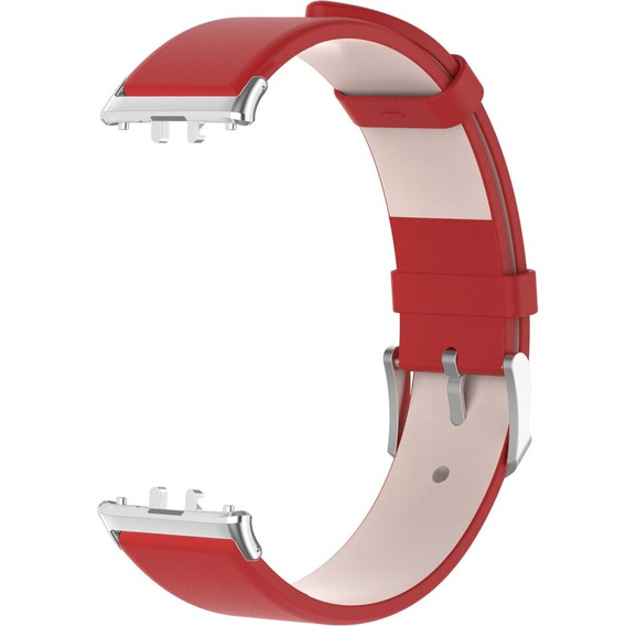 Bőrszíj Samsung Galaxy Fit 3 készülékhez, piros
