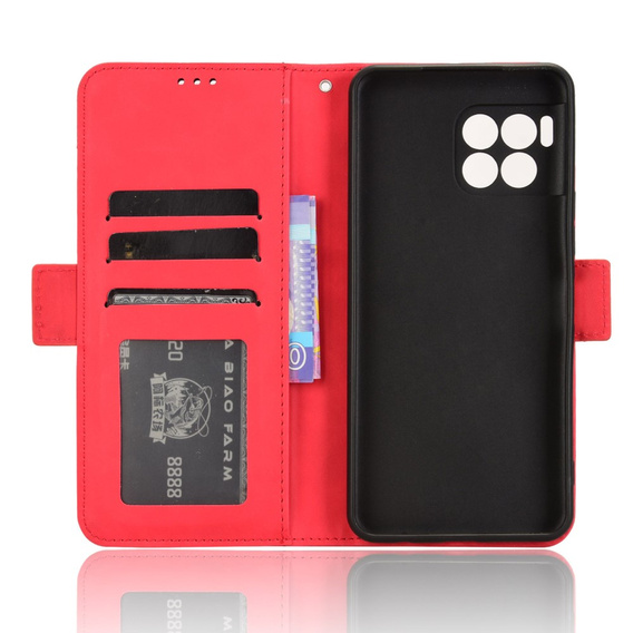 Pattintható tok a T Phone 2 Pro 5G, Card Slot, piros