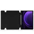 Billentyűzet tok Samsung Galaxy Tab S10 Lite / S10 FE / S9 FE, Rotary 360° Leather, fekete