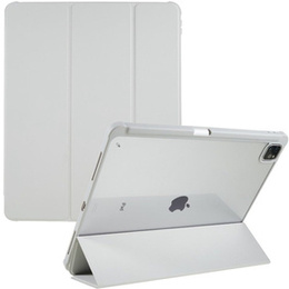 Tok iPad Pro 12.9" 2022/2021/2020 (6/5/4 gen.), Smartcase Hybrid, tolltartó résszel, szürke