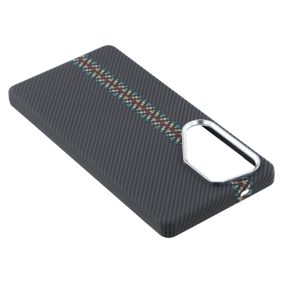 Tok Samsung S25 Ultra, Carbon Fiber MagSafe, fekete