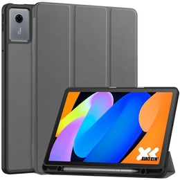 Tojás Lenovo Idea Tab 11" 2025 TB336FU TB336ZU, állvány, Smartcase tolltartóval, szürke színű